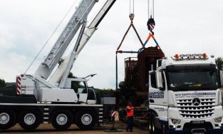 A Company Specializes in Hiab Crane Trucks for Heavy Lifting Capacities